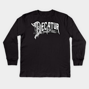 Vintage Decatur, AL Kids Long Sleeve T-Shirt